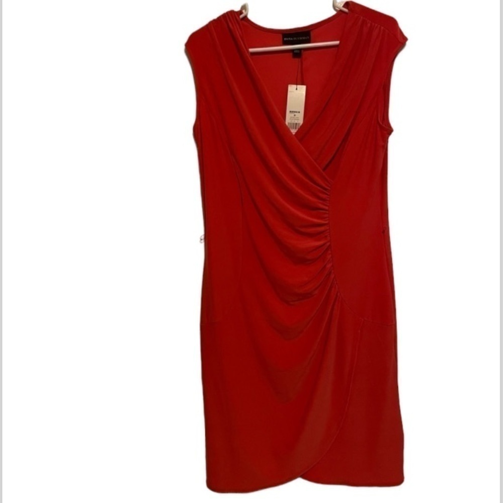 NWT Dana Buchman Hot Lava Sunset Chic Summer Dress Size Medium